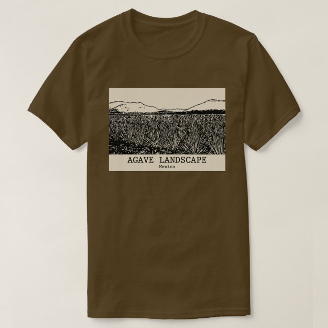 Ave Landscape - Camiseta de México (Diseño del anverso)