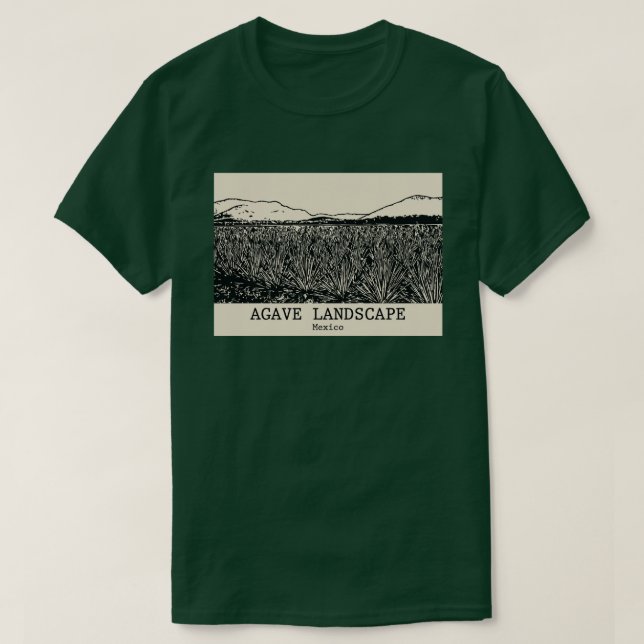 Ave Landscape - Camiseta de México (Diseño del anverso)