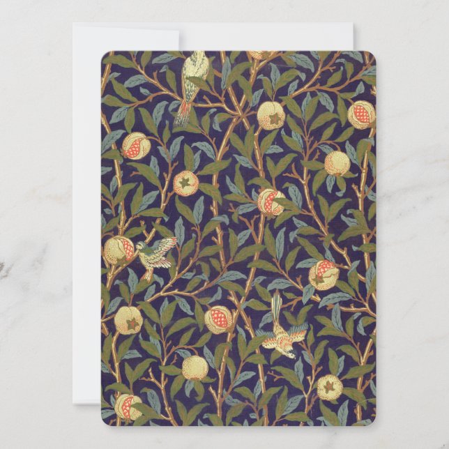 Ave William Morris Y Arte Vintage Pomegranate (Anverso)