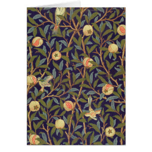 Ave William Morris Y Arte Vintage Pomegranate