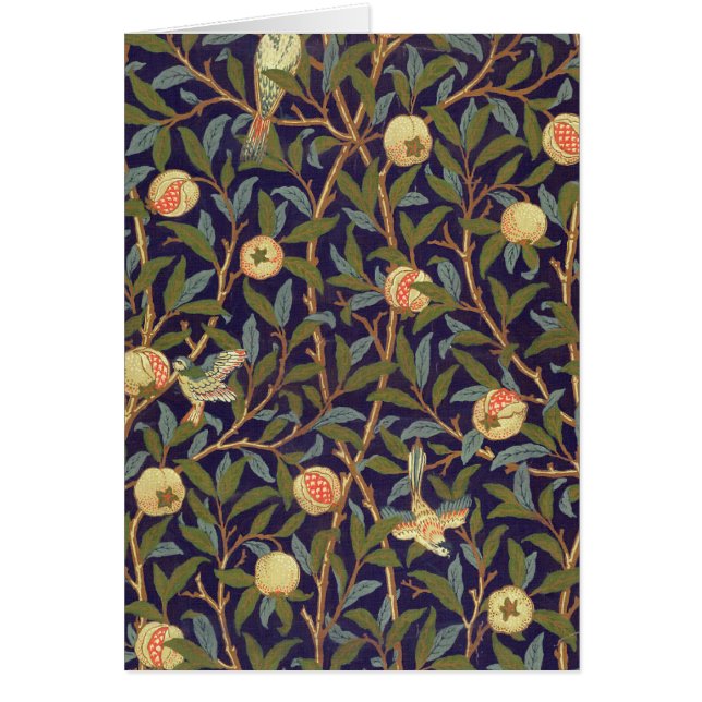Ave William Morris Y Arte Vintage Pomegranate (Frente)