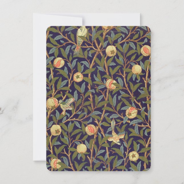 Ave William Morris Y Arte Vintage Pomegranate (Anverso)