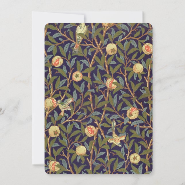 Ave William Morris Y Arte Vintage Pomegranate (Anverso)