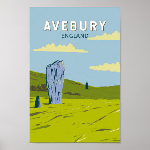 Avebury Inglaterra Viajes Arte Vintage