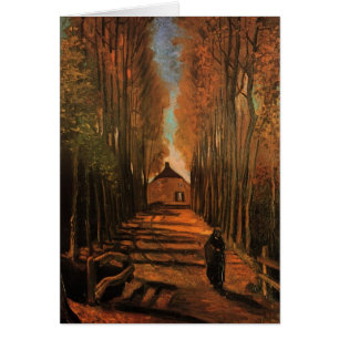 Avenida de Chopos en Otoño por Vincent van Gogh