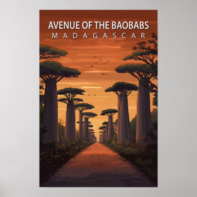 Avenida de los Baobabs Viajes de Arte de Madagasca (Frente)