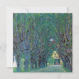 Avenida en el parque Schloss Kammer de Gustav Klim