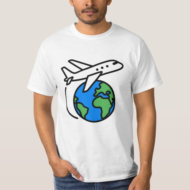 Aventura a la espera de la camiseta de viaje del a (Anverso)