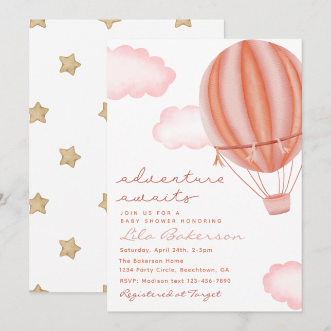 Aventura a la espera de la invitación a los globos (Anverso / Reverso)