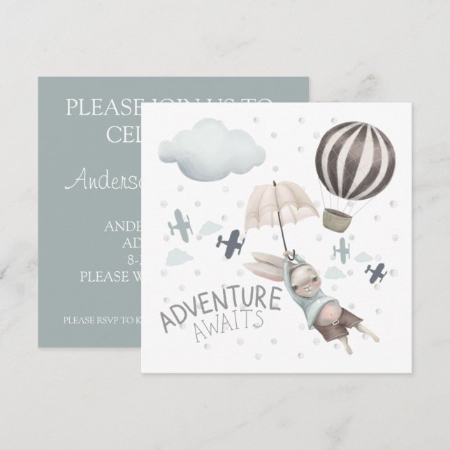 Aventura a la espera de la invitación al cumpleaño (Anverso / Reverso)