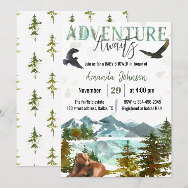 Aventura a la espera de la invitación de Baby Show (Anverso / Reverso)