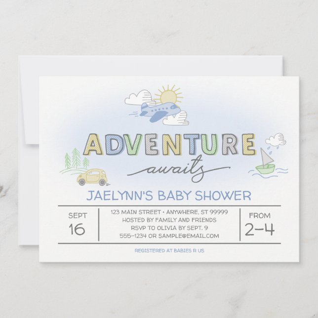 Aventura a la espera de la invitación de Baby Show (Anverso)