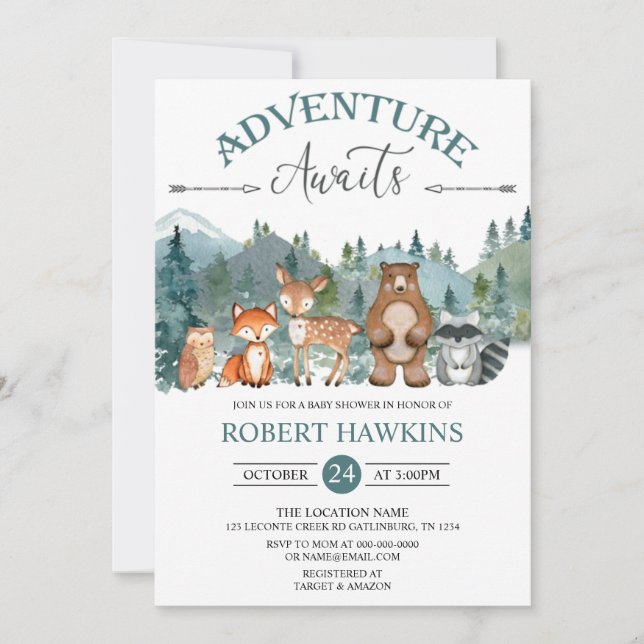 Aventura a la espera de la invitación de Woodland  (Anverso)