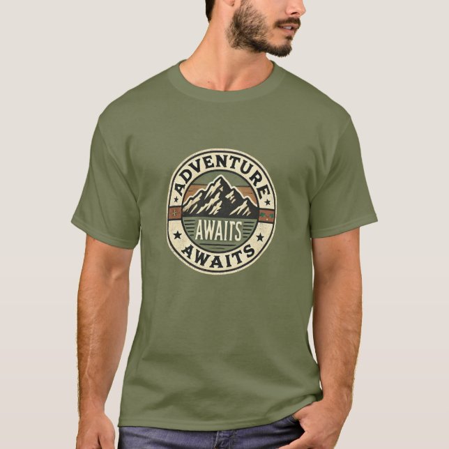 Aventura a la espera: Vieja camiseta al aire libre (Anverso)