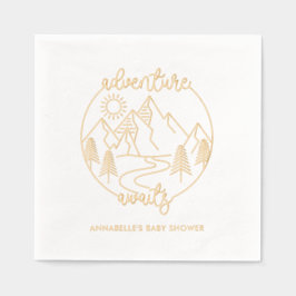 Aventura a las servilletas personalizadas de Baby 