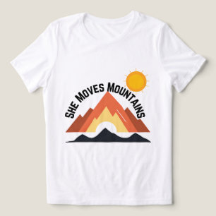 Aventura Camisa de mujer - Se mueve montañas