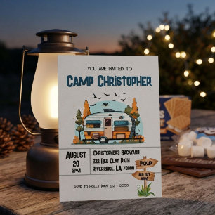 Aventura de acampada de cumpleaños para niños Fies