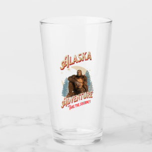 Aventura de Bigfoot de Alaska Arte de Retro Natura