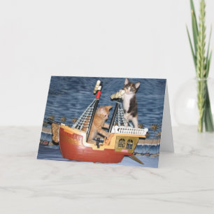 Aventura de Cumpleaños - Tarjeta de Cumpleaños Gat