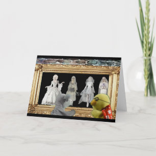 Aventura de Halloween. Tarjeta de felicitación