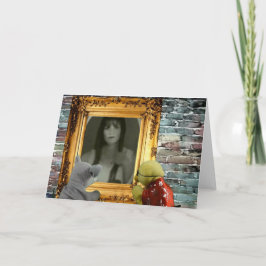 Aventura de Halloween. Tarjeta de felicitación