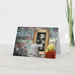 Aventura de Halloween. Tarjeta de felicitación