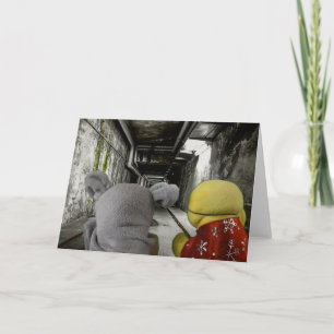 Aventura de Halloween. Tarjeta de Felicitación