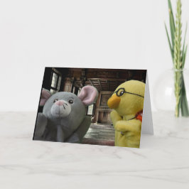 Aventura de Halloween. Tarjeta de felicitación