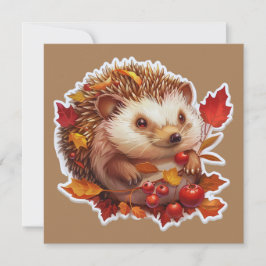 Aventura de Hedgehog de otoño