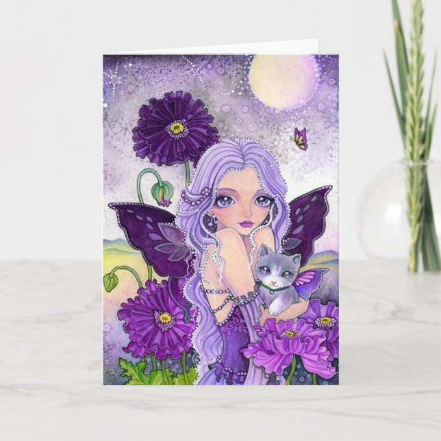 Aventura de la noche de la amapola - tarjeta en (Anverso)