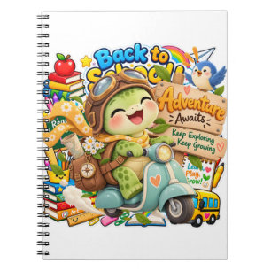 Aventura de Tortuga Espera Cuaderno de Scooter