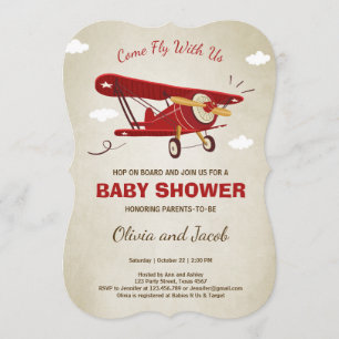Aventura de viaje de la invitación Baby Shower a a