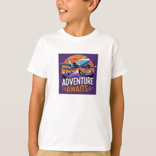 Aventura de viaje espera camiseta