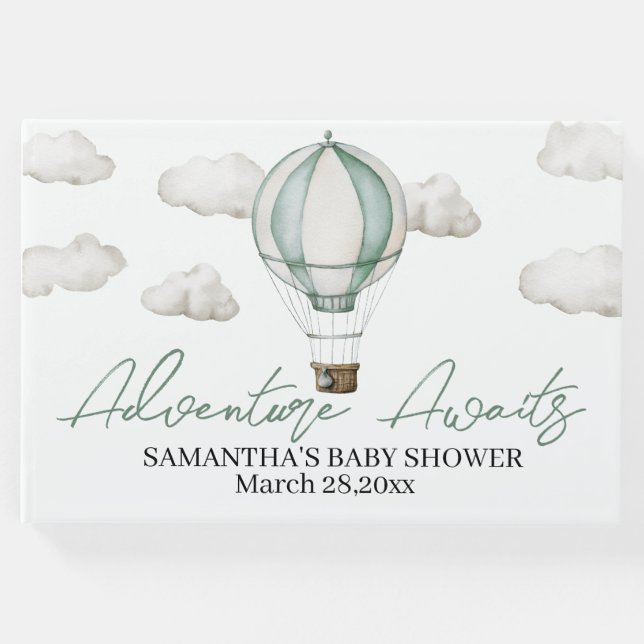 Aventura espera el libro de invitados de Baby Show (Anverso)