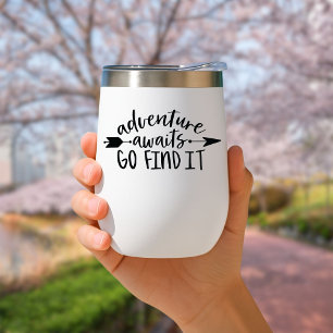 Aventura espera ir a encontrarla Travel Mug Insula