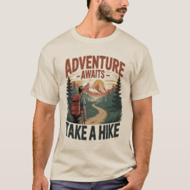 Aventura espera una camiseta de caminata