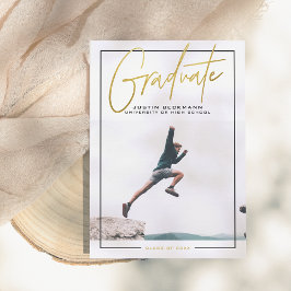 Aventura | Invitación de graduación de fotografía 