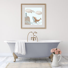 Aventuras de Ballenas - Arte Costero para Niños Im