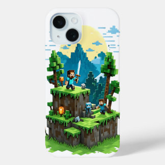 Aventuras de BlockQuest - funda para iPhone de art