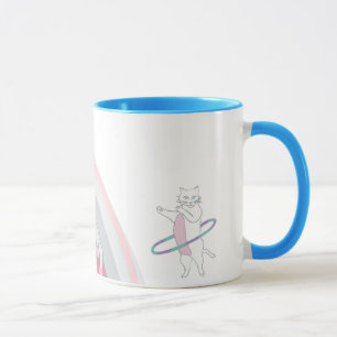 Aventuras del azul de la taza de Pantone y de Cmyk