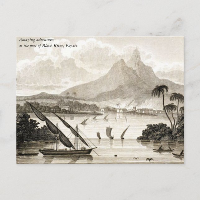 Aventuras en la postal de Poyais (Anverso)