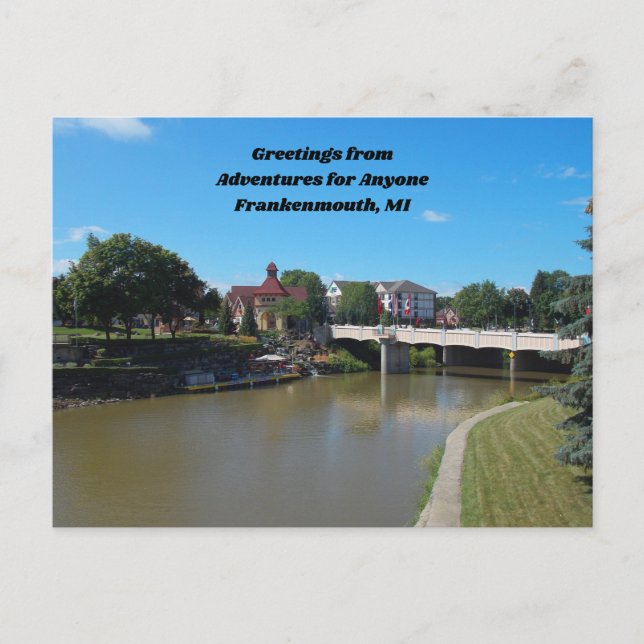 Aventuras para cualquiera Frankenmouth, postal de  (Anverso)
