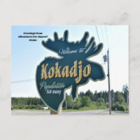 Aventuras para cualquiera Kokadjo, postal principa