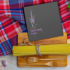 Avery Mini Binder de lavanda gris floral