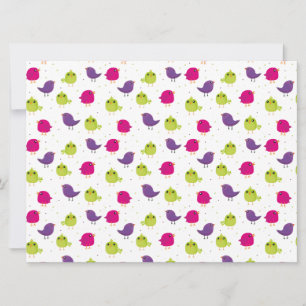 Aves alegres y coloridas