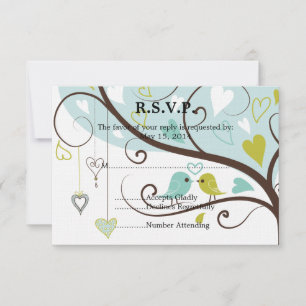 Aves amorosas Bodas RSVP