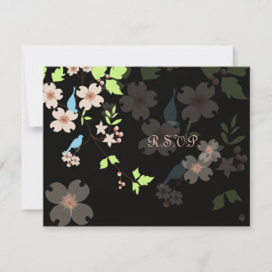 Aves amorosas Los RSVP requieren invitaciones 5x7