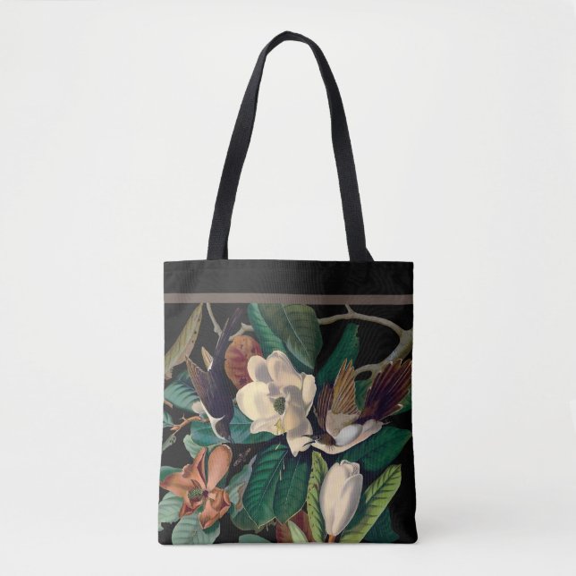 Aves antiguas con bolsa de Magnolia Tote (Anverso)