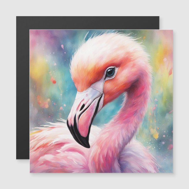 Aves arcoiris Flamingo 2 (Anverso/Reverso)