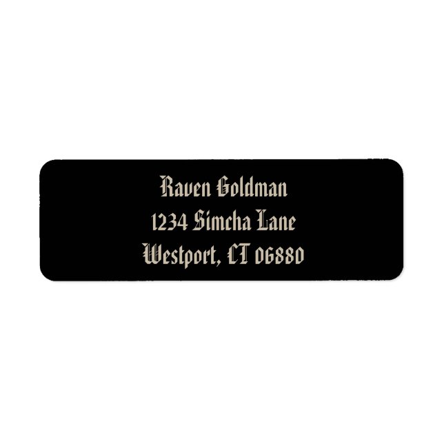 Aves asombradas devuelven la etiqueta de dirección (Frente)